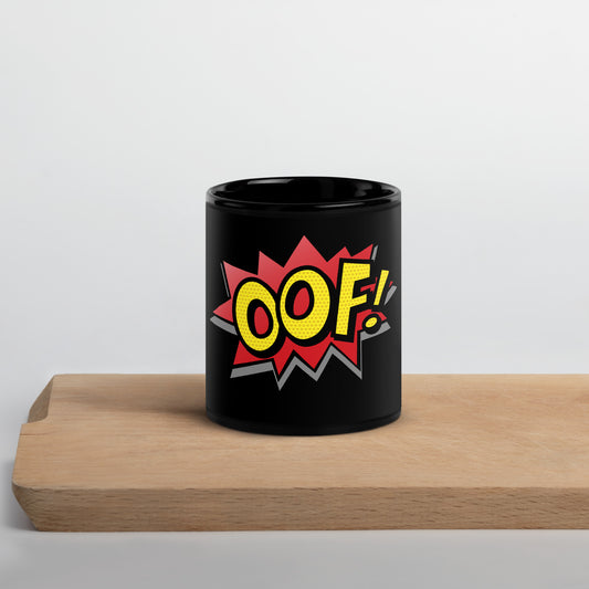 OOF! - Official Logo LIMITED EDITION Black Mug (2 sizes)